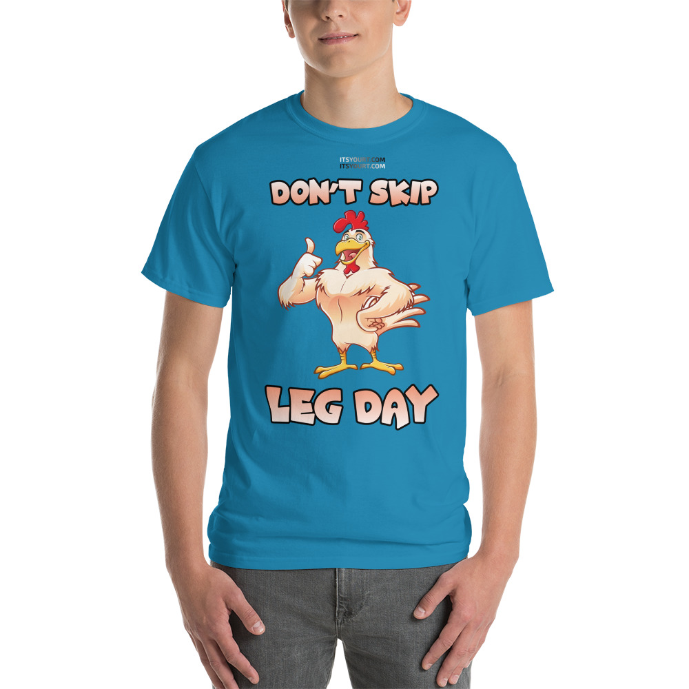 CheapAssTees Dont Let Friends Skip Leg Day Mens Long Sleeve Shirts 